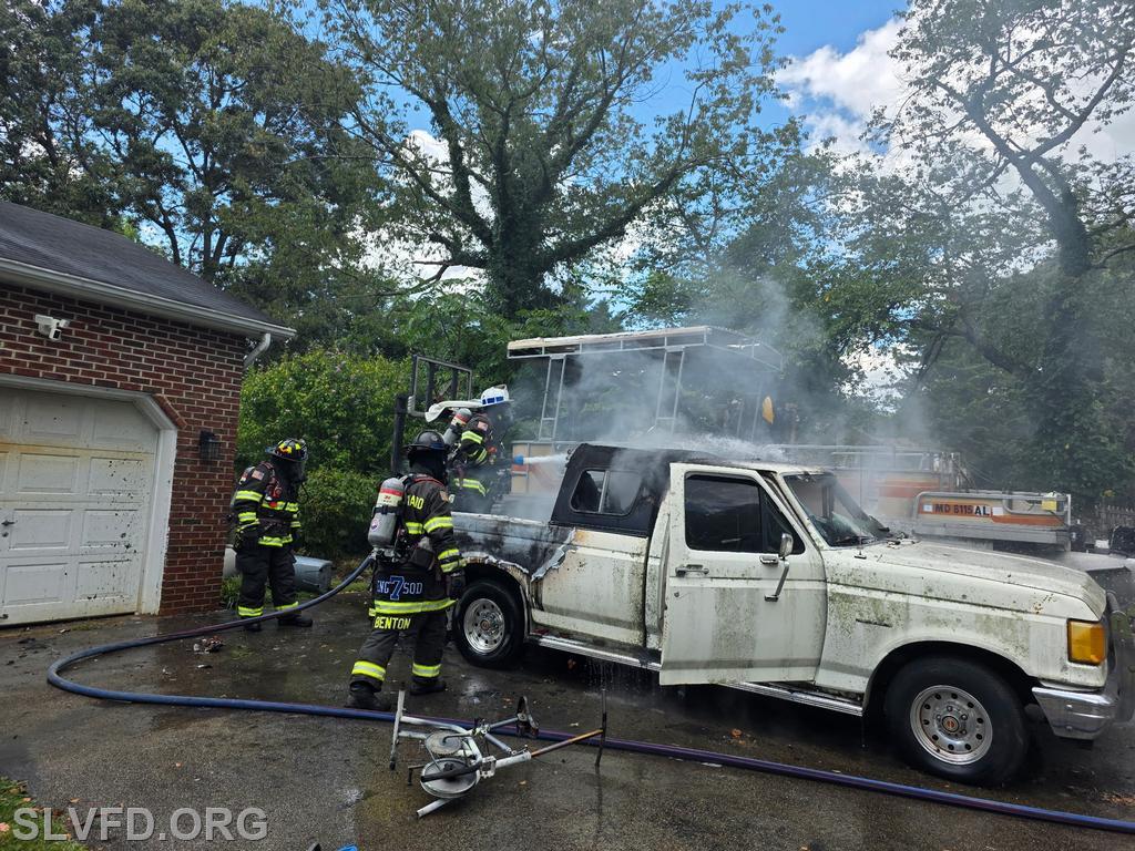 Ridge View Truck Fire Saint Leonard Volunteer Fire Department