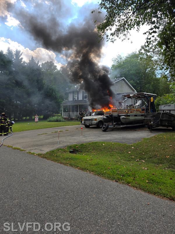 Ridge View Truck Fire Saint Leonard Volunteer Fire Department